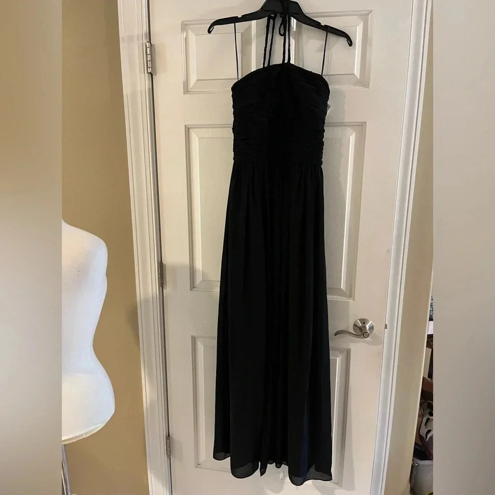 Dress the Population Black Aura Halter dress-NWT Size Small - Picture 6 of 16